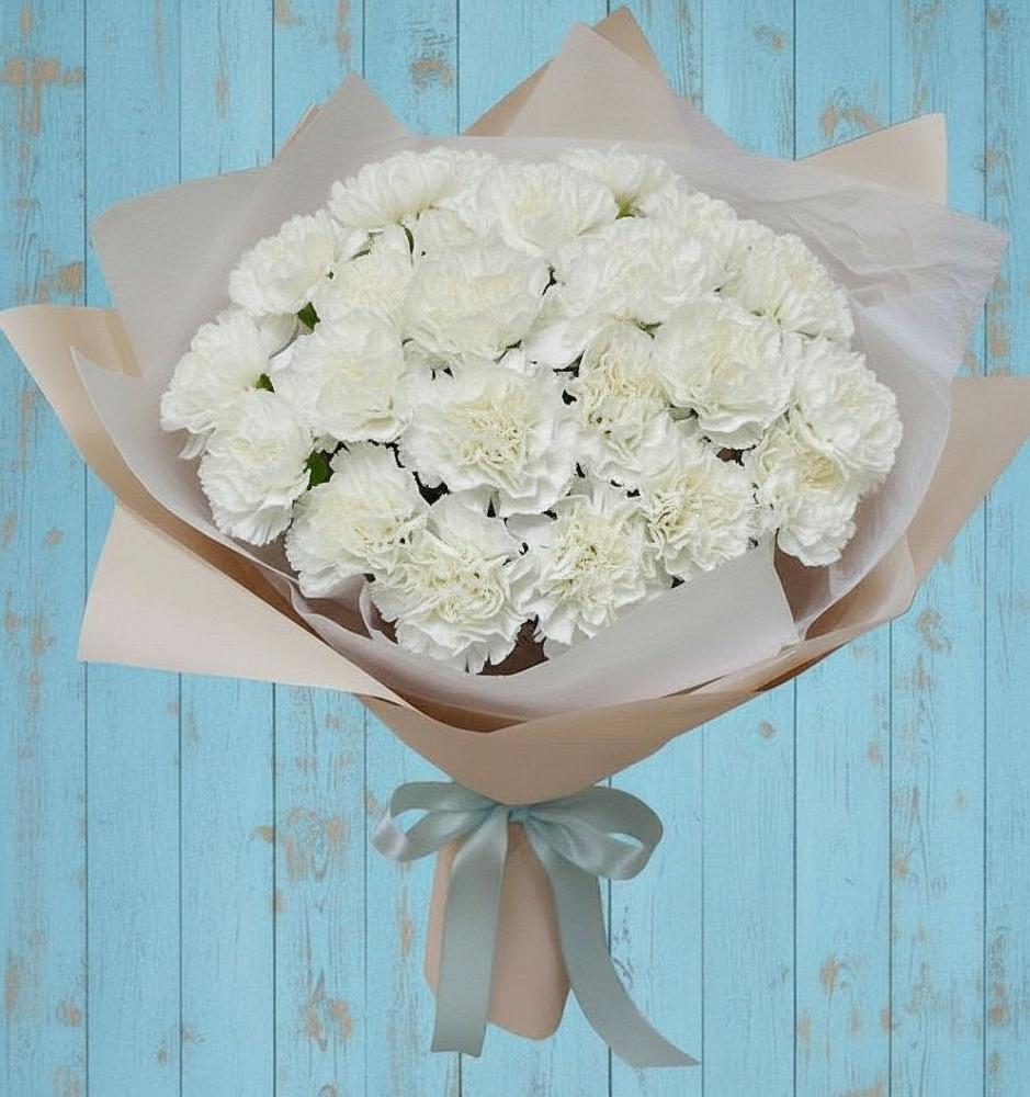 Букет цветов из: Гвоздики в Шабурново