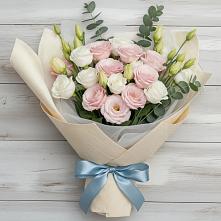 Букет цветов из:  Лизиантусы в Шабурново