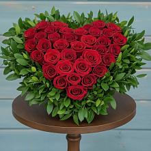 Цветочная композиция из Розы в виде сердца в Шабурново