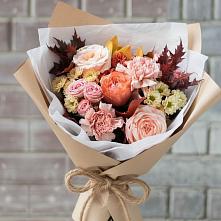 Букет цветов из:  Гвоздики, Хризантемы и Розы в Шабурново