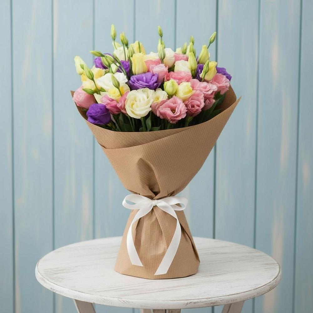 Букет цветов из: Лизиантусы в Шабурново