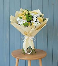 Букет цветов из:  Хризантемы и Розы #REPLACE_PRED# Шабурново