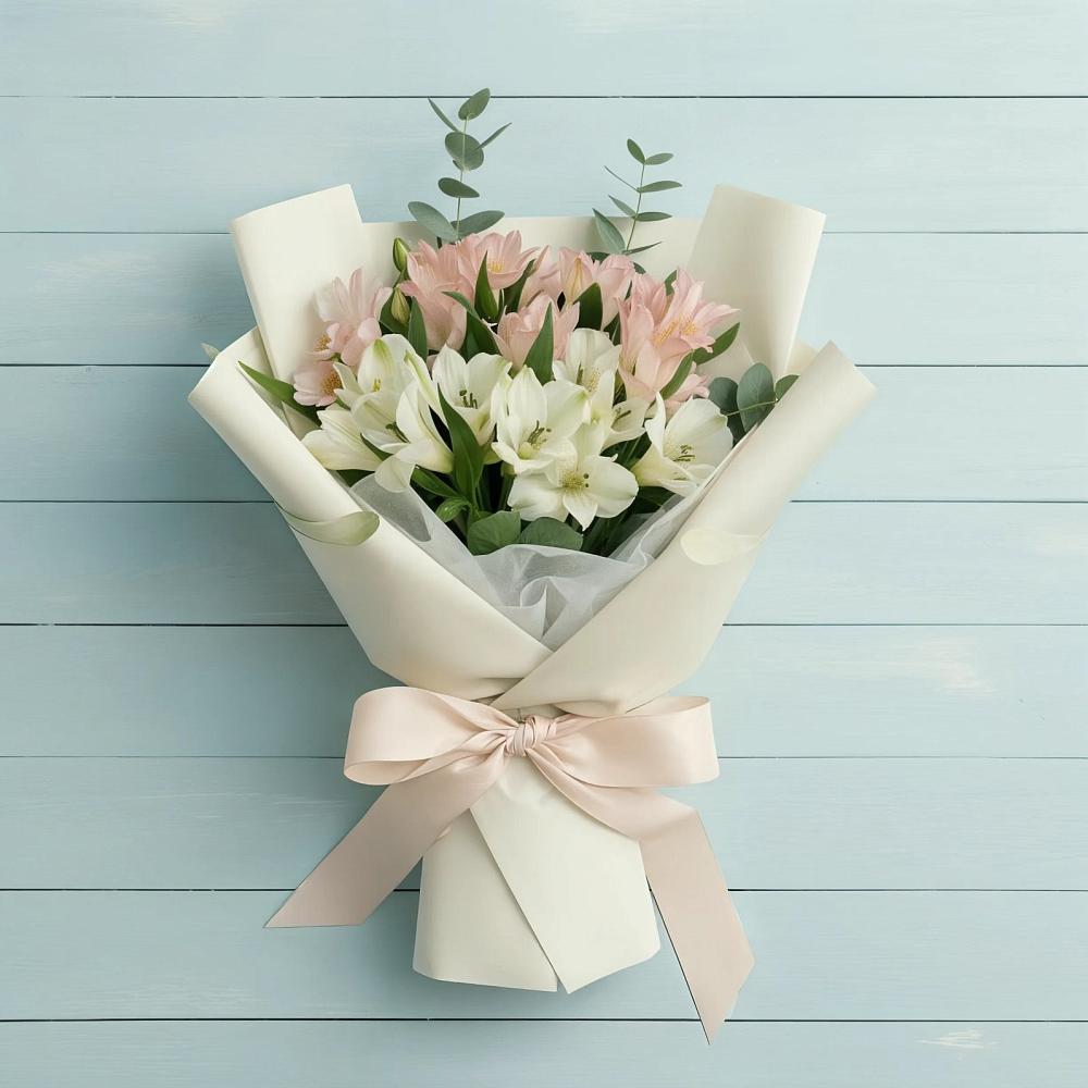 Букет цветов из: Альстромерии в Шабурново