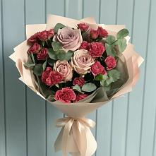 Букет цветов из:  Гвоздики и Розы #REPLACE_PRED# Шабурново