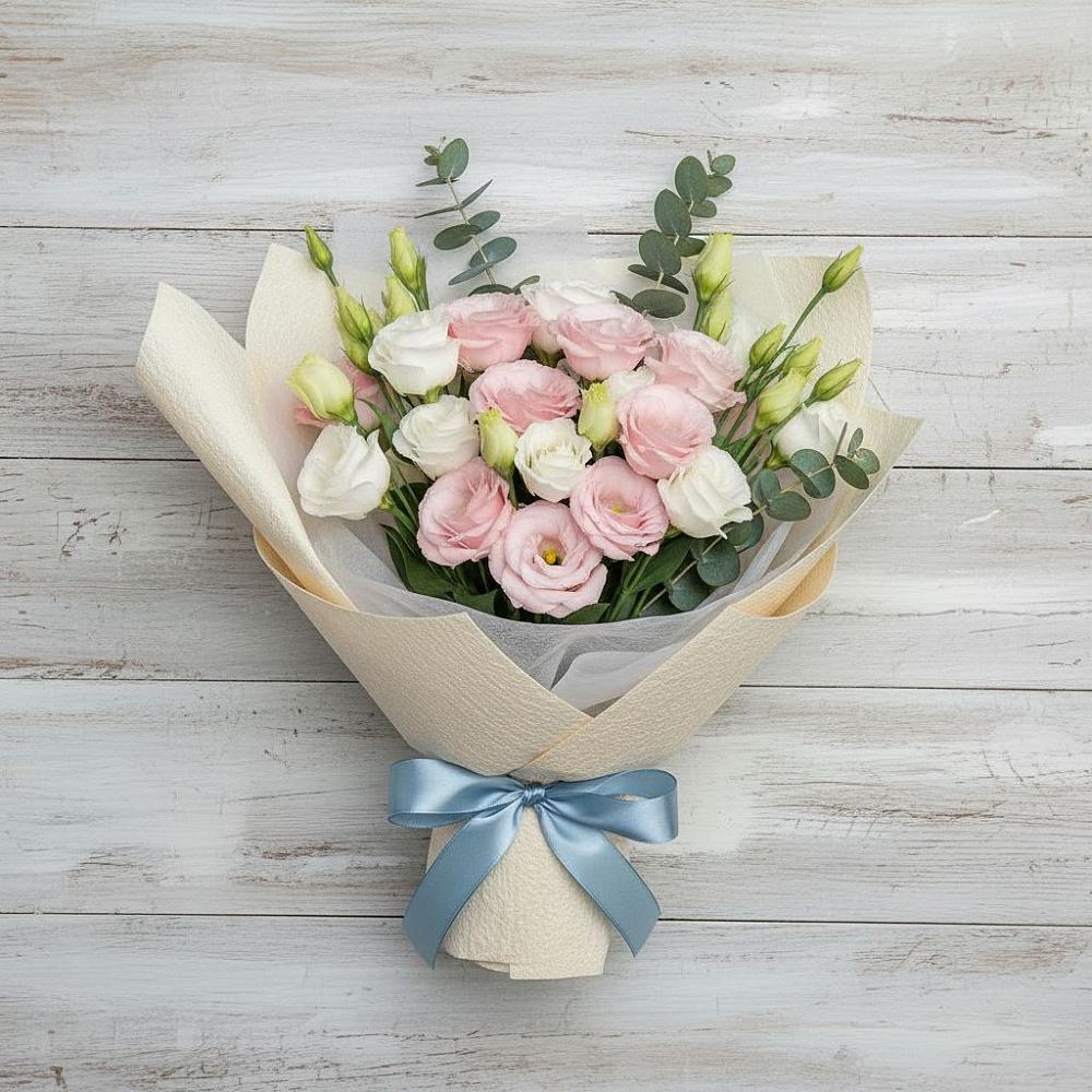 Букет цветов из: Лизиантусы в Шабурново